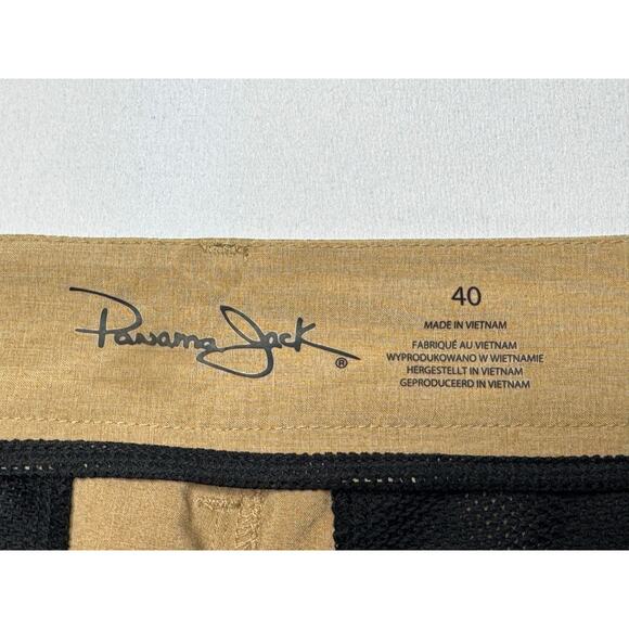 NWT Panama Jack Men's Lightweight Quick Drying Tan Shorts - Size 40x9 - Picture 5 of 6